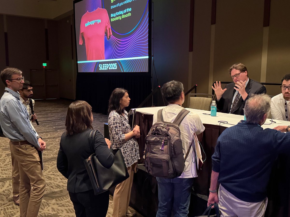 Dr. Brian Wojeck imparting wisdom of how to use GLP-1 agonists for OSA and beyond as part of a panel at SLEEP 2025 in Seattle. So proud of our colleagues leading the way in the field of OSA. Lots of interest!  #bestfaculty #loveyoursleep