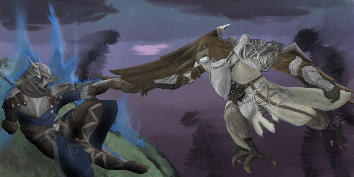 ZayTheOracle's tweet image. Biblically accurate Guardian

(Creation of Adam parody)

#ELDENRING #NIGHTREIGN