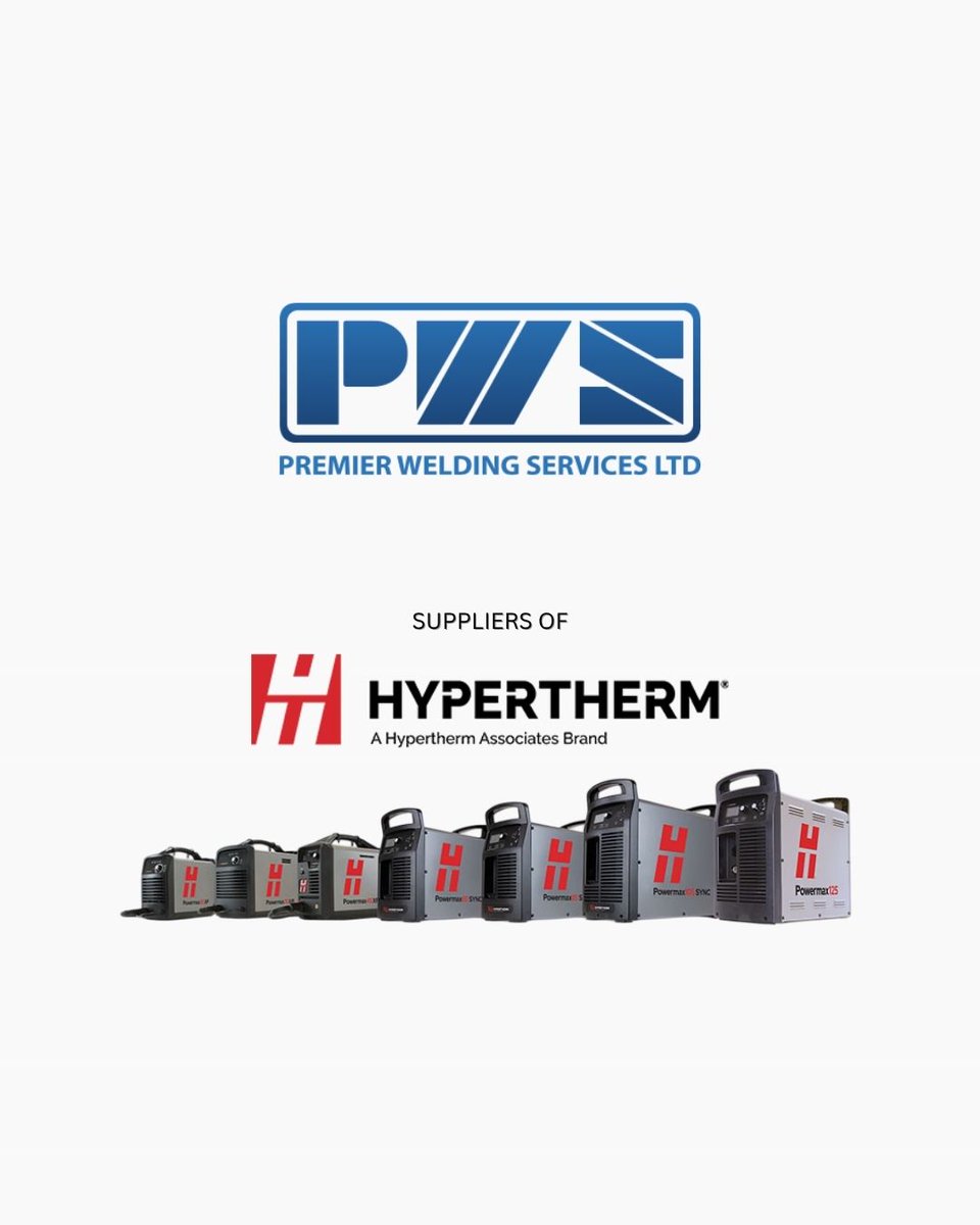 Discover the Power of Hypertherm Plasma Cutters — engineered to handle the toughest metals with ease.

Enquire now:

- 0114 243 0555
- sales@premierwelding.co.uk

Shop the Powermax series here 👉 shorturl.at/sCBZQ

#PlasmaCutting #Powermax #MetalFabrication