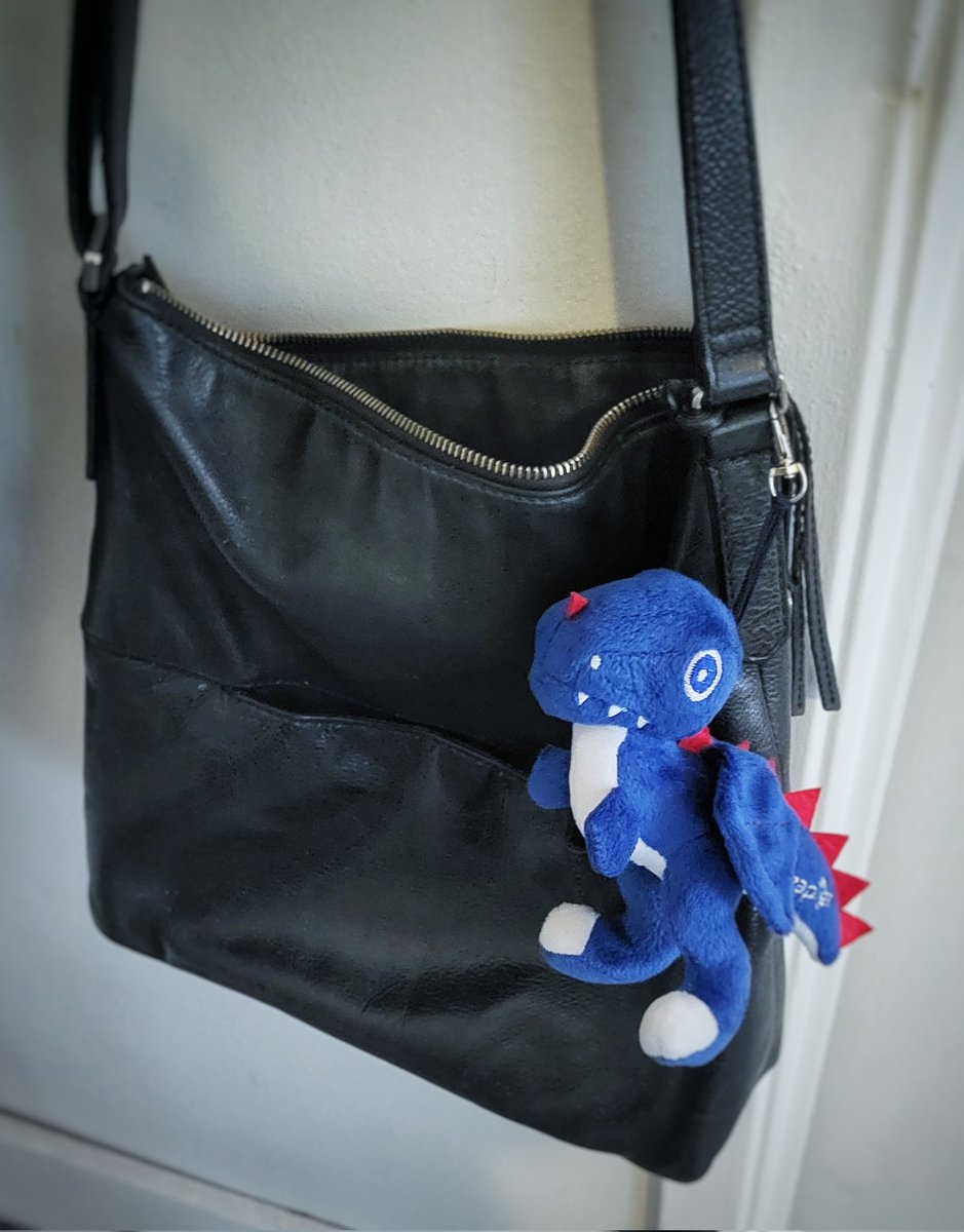 dear_trudence's tweet image. Who needs a labubu when I have a limited edition @zapiet blue dragon 💙 🐲