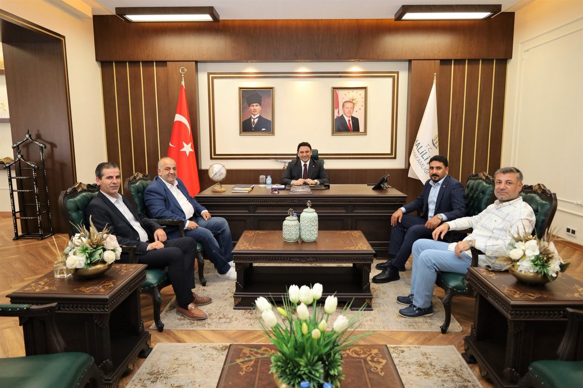 İl Başkanımız Sn Mahmut GÜNEŞ İle Beraber Haliliye Kaymakam’ı Sn Dr.Muhammed Serkan ŞAHİN’i Makamında Ziyaret Ettik İlgi Ve Alakaları İçin Sn Kaymakamımıza Çok Teşekkür Ederiz. <a href="/haliliyegovtr/">Haliliye Kaymakamlığı</a> <a href="/alidemir_0063/">Ali Demir</a>
