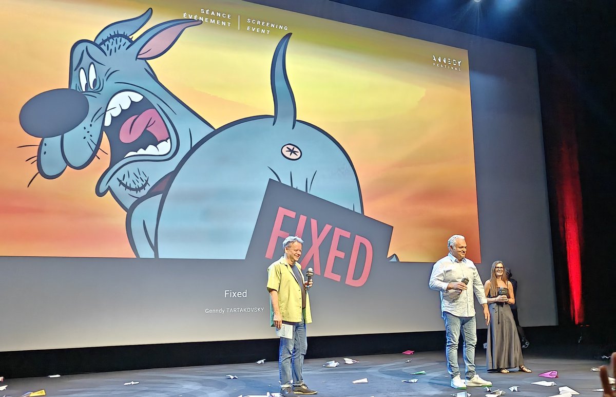 📸 Genndy Tartakovsky na premiere da animação para maiores 'Fixed' no Festival de Animação de Annecy 2025! 

Via: (<a href="/whatonnetflix/">What's on Netflix</a>)