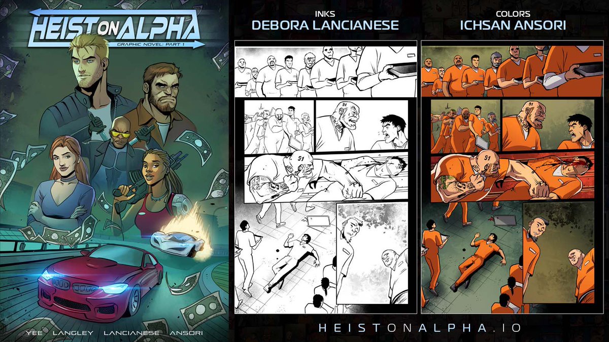 Inks🖋️Colors🎨

Heist On Alpha - Graphic Novel Pt1 - Page 61

Inks by Debora Lancianese
Colors by <a href="/ansori_ichsan/">ichsan ansori</a>

OG cover by Debora Lancianese w color by <a href="/Hesli_arthur/">Hesli</a>

👀 Extended Special Edition featuring variant covers, the graphic novel + loads of extras avail via <a href="/book_io/">Book.io</a>