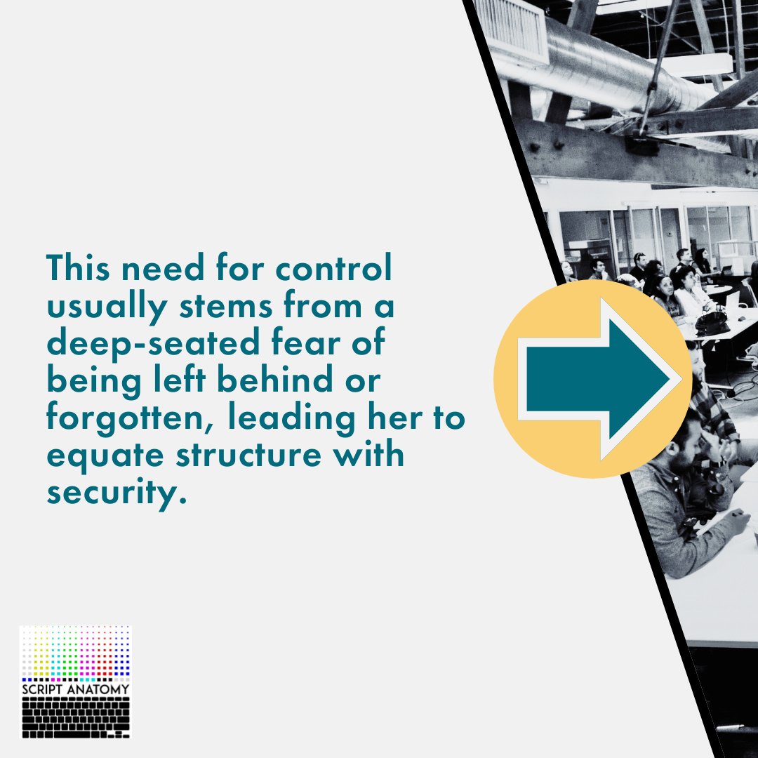ScriptAnatomy's tweet image. Tina Fey’s character Kate holds everyone together, but at the cost of real connection. Her need for control masks a fear of losing love, creating tension in her relationships. Vulnerability, not perfection, is her real path to closeness.  #ScriptAnatomy #ScreenwritingTips