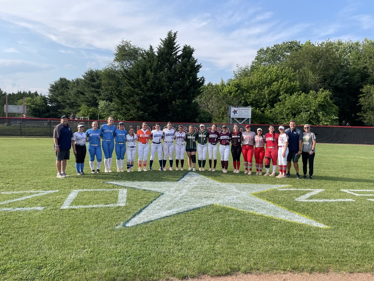 #delhs Team Gold from last night’s All Star game. They put together a valiant comeback after trailing early. ⁦<a href="/302sports/">302 Sports LLC</a>⁩ ⁦<a href="/DIAA_Delaware/">DIAA</a>⁩