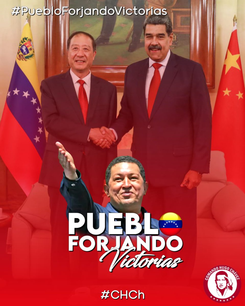 ¡Fortaleciendo lazos!  Pdte <a href="/NicolasMaduro/">Nicolás Maduro</a>
Concretó una agenda de trabajo con el Partido Comunista de China, estrechando la cooperación y amistad entre el PSUV y el PCCh. Juntos, trabajamos por una nueva humanidad basada en el bienestar. #PuebloForjandoVictorias #CHCh