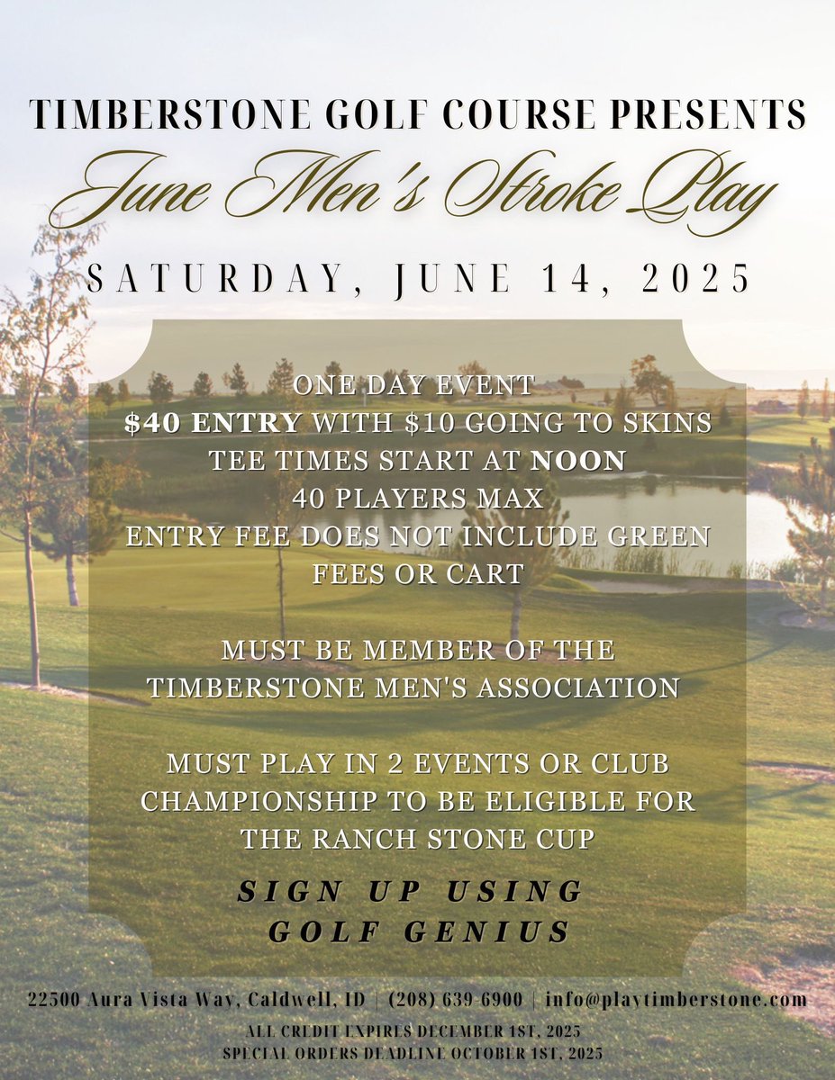 TimberStone Idaho Golf Course tweet media