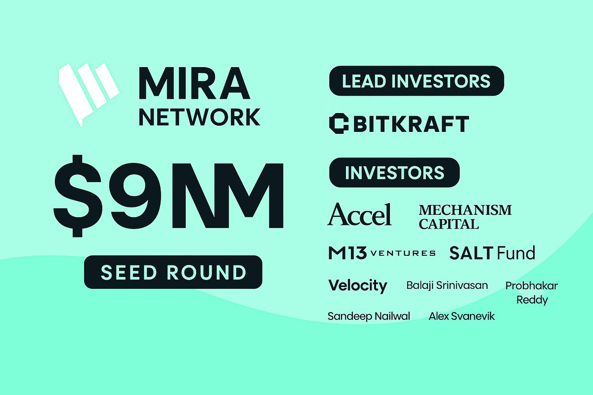 Farming airdrops on Mira Network🪂

Raised $9.85M from Framework Ventures

Follow this step-by-step guide 🧵👇