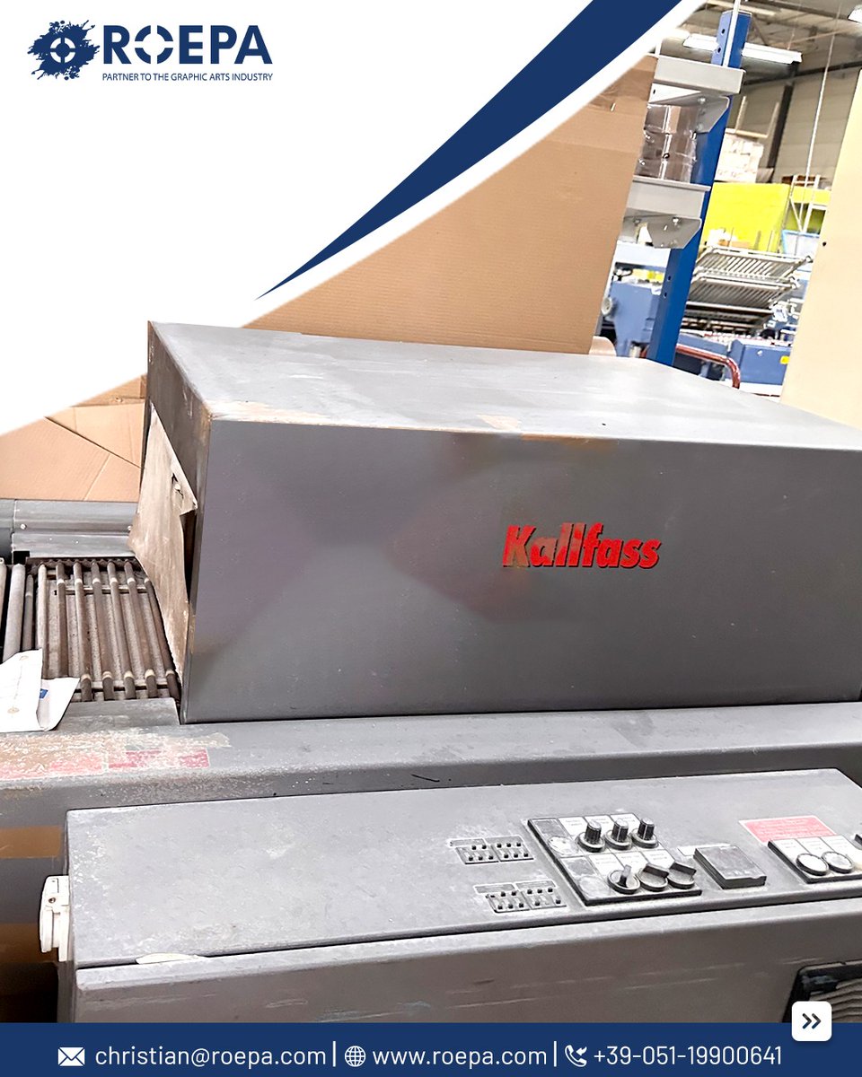 christianseghi's tweet image. 🏭 𝐂𝐨𝐦𝐩𝐚𝐜𝐭 𝐏𝐨𝐰𝐞𝐫 𝐟𝐨𝐫 𝐏𝐫𝐞𝐜𝐢𝐬𝐢𝐨𝐧 𝐏𝐚𝐜𝐤𝐚𝐠𝐢𝐧𝐠!

The KALFASS KC 5040 from 2004 – now available at ROEPA
🌐 roepa.com/offers/374393

𝐑𝐎𝐄𝐏𝐀
📞 +39 051 19900641
📩 christian@roepa.com
🌐 roepa.com

#ROEPA #Kalfass #PackagingMachinery