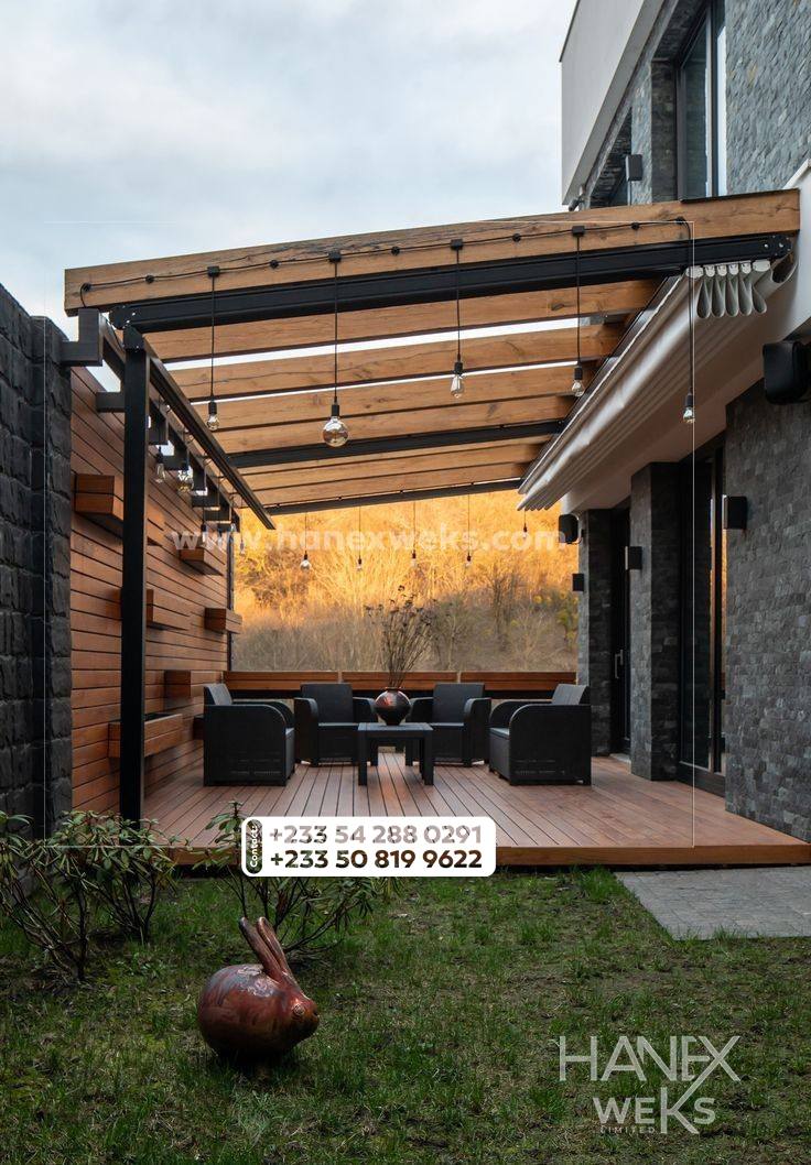 HanexConstruct's tweet photo. At Hanex Weks, Every project we take on is built to last and made to feel uniquely yours.
Call us: 054 288 0291 / 050 819 9622 / 053 100 3738 for free consultation OR visit https://t.co/9nUDii3ah1
#Pergolas #CustomWoodwork #HanexWeks #HomeInspo #GhanaConstruction #Woodworking https://t.co/bp9TwHwFTh
