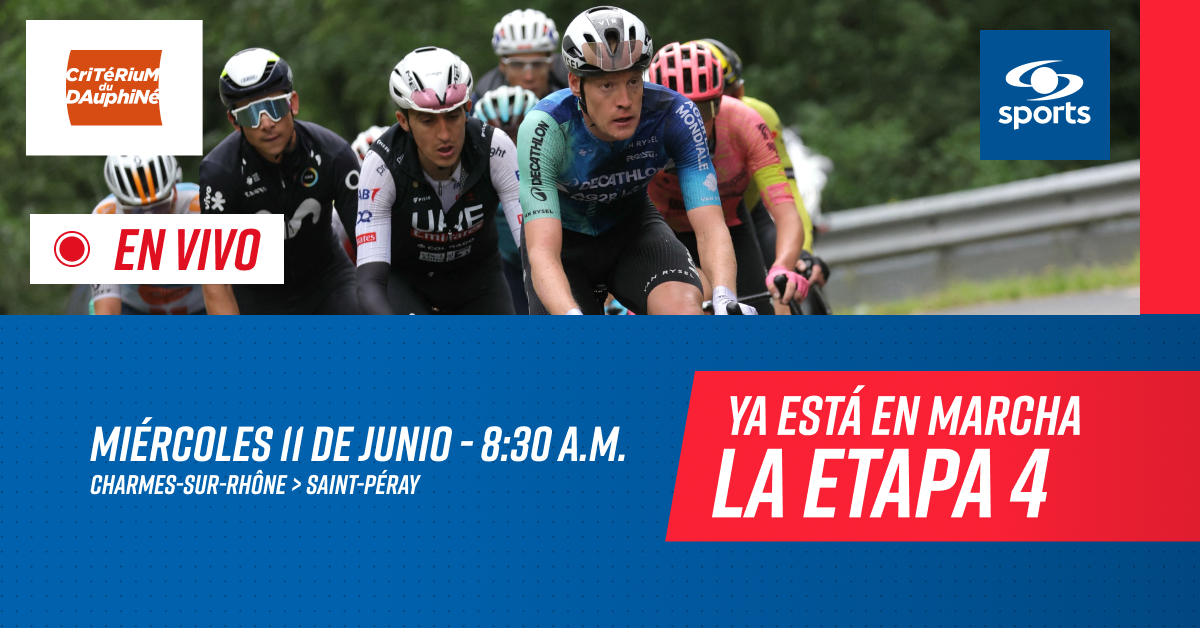 Gol Caracol (@golcaracol) on Twitter photo ¡Empezó la etapa 4 del Critérium del Dauphiné 🤩! No se pierda nada, junto a <a href="/BiciGoga/">Goga Ruiz-Sandoval</a>, <a href="/jhonjaimeosorio/">JJ Osorio</a> y <a href="/santiagoboter13/">Santiago Botero</a> 🔝
Hay un cartel de lujo: Tadej Pogacar 🇸🇮, Remco Evenepoel 🇧🇪 y Jonas Vingegaard 🇩🇰. Y colombianos 🇨🇴 como Santiago Buitrago, Harold Tejada, entre otros ¡Empezó la etapa 4 del Critérium del Dauphiné 🤩! No se pierda nada, junto a <a href="/BiciGoga/">Goga Ruiz-Sandoval</a>, <a href="/jhonjaimeosorio/">JJ Osorio</a> y <a href="/santiagoboter13/">Santiago Botero</a> 🔝
Hay un cartel de lujo: Tadej Pogacar 🇸🇮, Remco Evenepoel 🇧🇪 y Jonas Vingegaard 🇩🇰. Y colombianos 🇨🇴 como Santiago Buitrago, Harold Tejada, entre otros