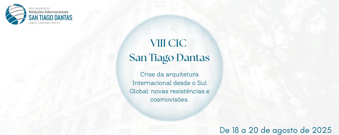 PPGRI 'San Tiago Dantas' (UNESP, UNICAMP, PUC-SP) tweet media