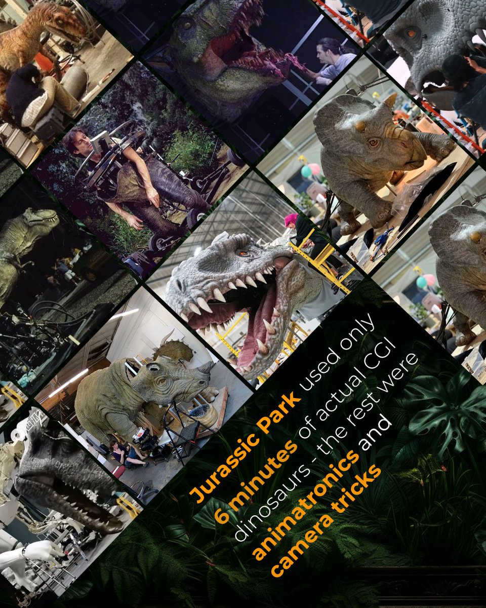 🎬 Did You Know?

Some of the biggest movie moments weren’t powered by CGI alone — they were built with brilliance, creativity, and behind-the-scenes magic.

#hybridstudio #vfxstduio #jurassicpark #VFX  #moviefacts #facts