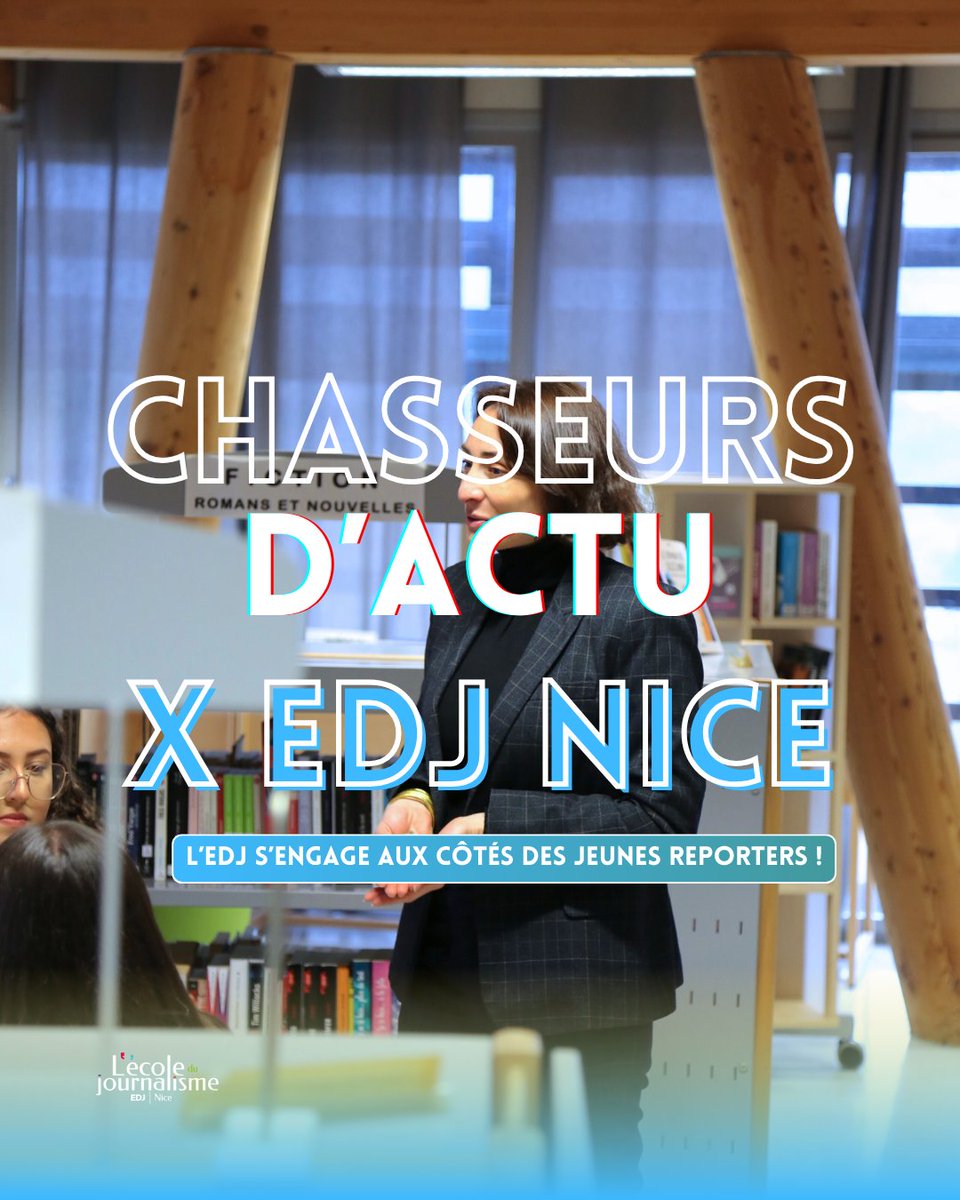 [CHASSEURS D’ACTU x EDJ NICE 🤝]

En tant que membre du jury de Chasseurs d’Actu, Stéphane Staquet, directrice de l’EDJ, a pu remettre les différents prix du concours aux jeunes lauréats. Cette année, il y avait aussi le prix « Coup de cœur de l’EDJ ».

#EDJNice #Journalisme