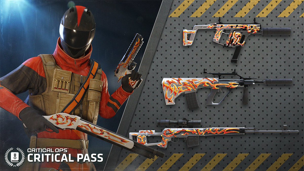 Unlock Critical Pass: Amber and upgrade your loadout with themed skins, cases, and credits — dominate this summer in style!

Progress through the tiers to claim full rewards — available now in-game!

#CriticalOps #CriticalPass