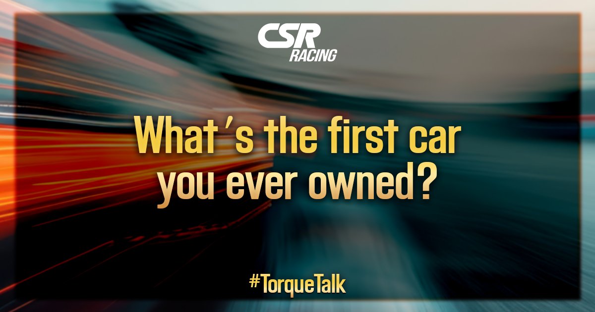CSRRacing's tweet photo. We're curious... what was your first set of wheels? 🚗 Tell us about your first car!
#TorqueTalk #CSRRacing #MyFirstCar #CarCulture https://t.co/iFW2yb6Q7G
