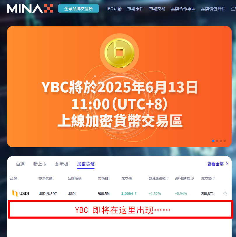 YbcoinGlobal's tweet photo. 2013年，它是中國數字貨幣的起點。
2014年，它推動了礦機、ATM、實體卡、借記卡等創新應用。
它打了個盹，現在醒了。
元寶幣 YBC，正式上線 MINAX 全球品牌交易所。
這不是一個新故事，而是經典的續集。
#YBC重啟 #十年一劍 #品牌RWA #MINAX https://t.co/HtAgpcSRch