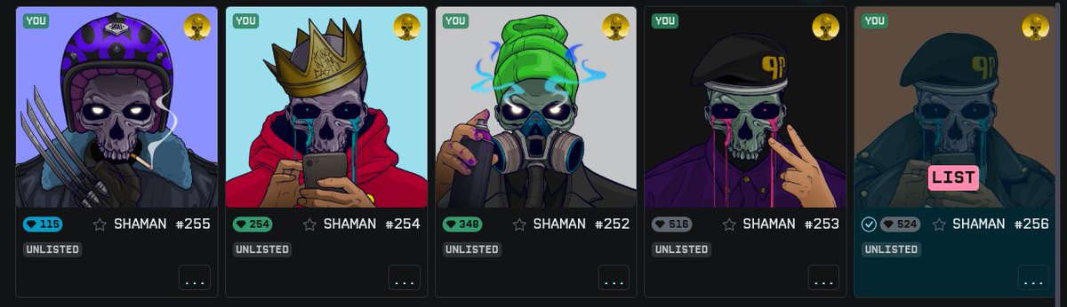 GM.
Thanks <a href="/SkullShaman/">SKuLL SHAmAN</a> for the WL of your amazing new collection. Dope 🔥