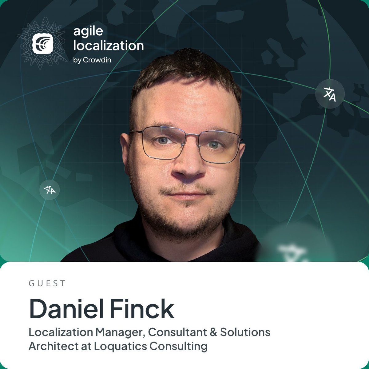 crowdin's tweet image. Save dev time with #AgileLocalization! Our new podcast ft. Daniel Finck & @Crowdin shows how. Tune in! 🚀
🎧Apple Podcasts l.crowdin.com/apple-fink
🎧Spotify l.crowdin.com/spotif-fink
🎧YouTube l.crowdin.com/youtub-fink