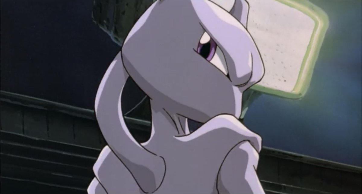 mewtwo_lives's tweet image. 「何事だ…?」
サトシが助けたポケモン達の攻撃による爆破音を聞いて振り返るミュウツー。
どうしてこんなシーンでも色気があるのか。