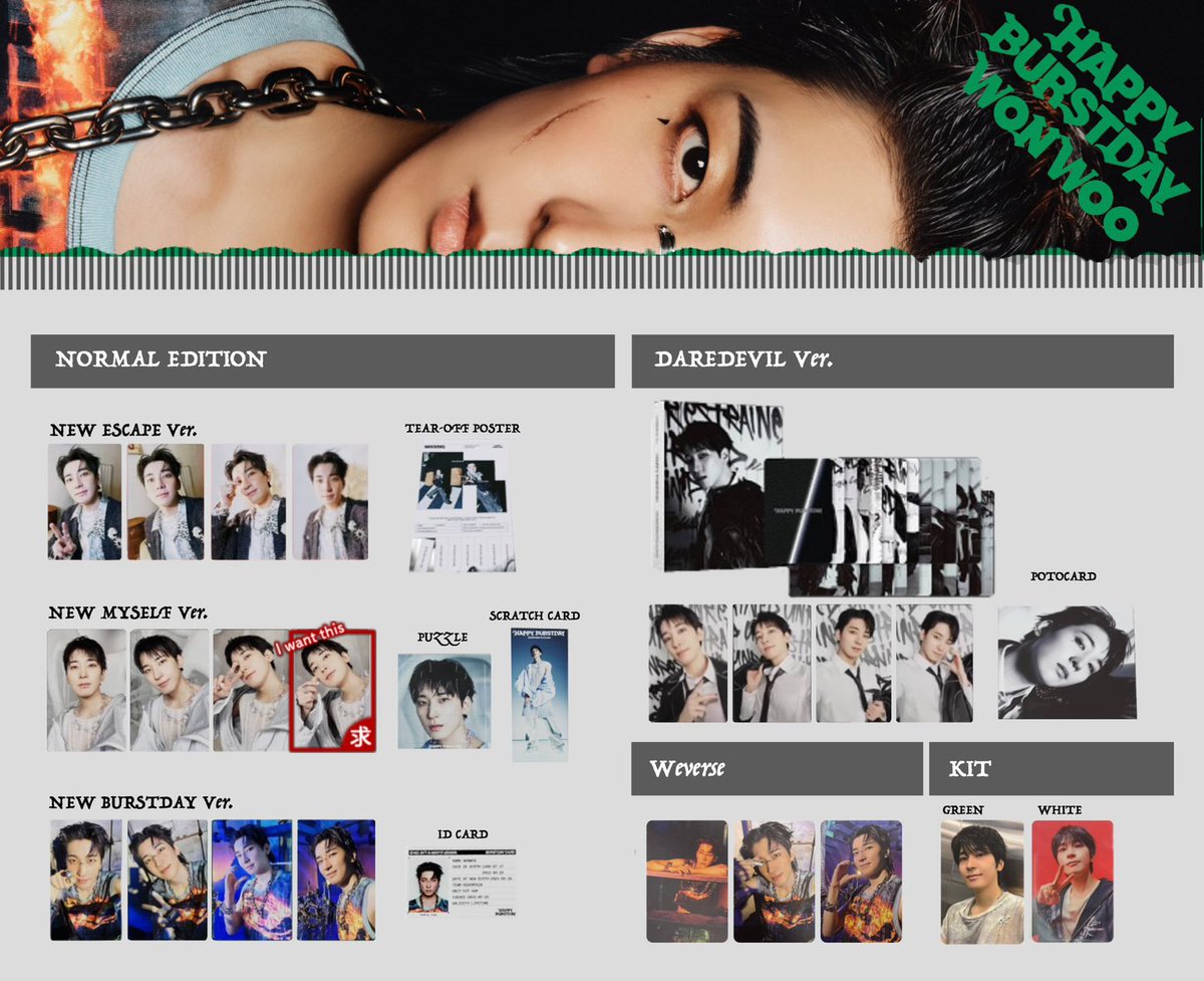 tiqueacma's tweet photo. SEVENTEEN セブチ トレカ HAPPY BURSTDAY 交換

譲：画像1(エスクプス/ウォヌ/ジュン/THE8/ドギョム/スングァン/バーノン/ディノ)

求：画像2～4　全て各同種
　　(ウォヌ/エスクプス/ウジ)

⚠トラブル防止のためリトリン必読
郵送又はリトリン記載場所手渡し
纏めて優先 https://t.co/0UCF2WhflO