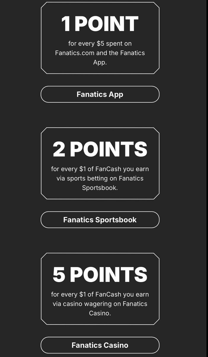 CroCollects's tweet image. Fanatics has dropped a new loyalty program called @FanaticsONE
Seems pretty interesting! @michaelrubin
Thoughts on this?