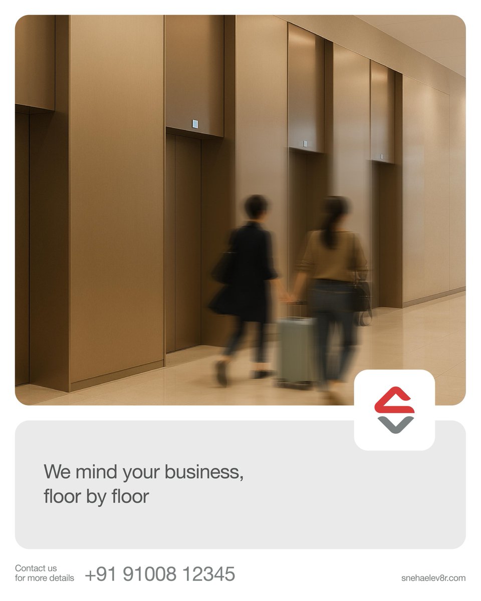 SnehaElev8r's tweet image. In fast-paced workspaces, the smallest delay can ripple across the day. Our corporate elevators are designed to move teams, clients, and moments, smoothly and without interruptions.

Visit our website: snehaelev8r.com

#hospitalelevator #residentialelevator