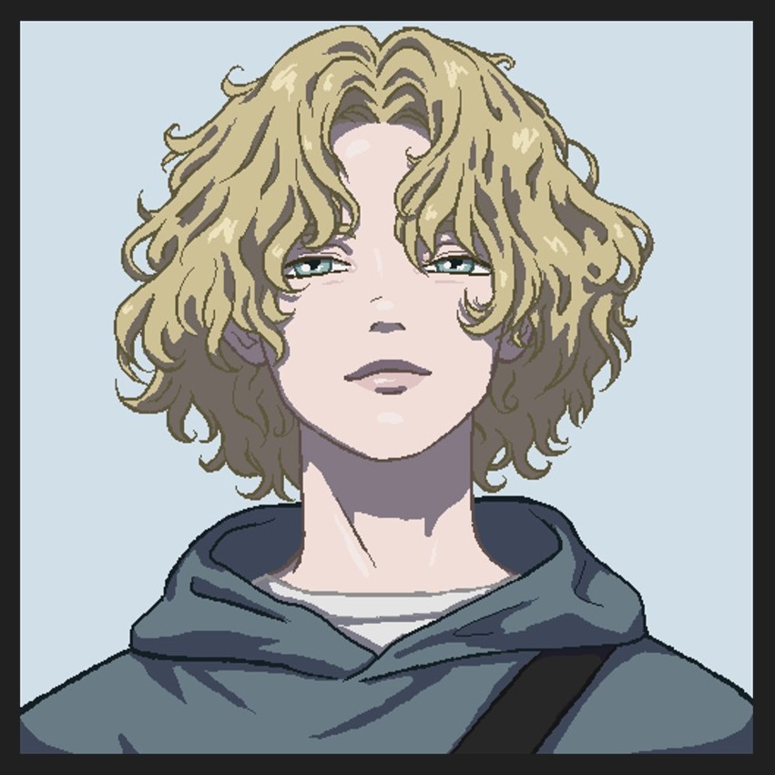 Even while sick, art doesn’t count as work… right?😅
Finished this pixel art surprise for <a href="/Ahzure_/">Ahzure</a>  ! 💙
Huge thanks for the amazing Ironman BDO series on YouTube—seriously inspiring stuff ✨
Appreciate all the good vibes you bring to the @BDO_News community!
#PixelArt