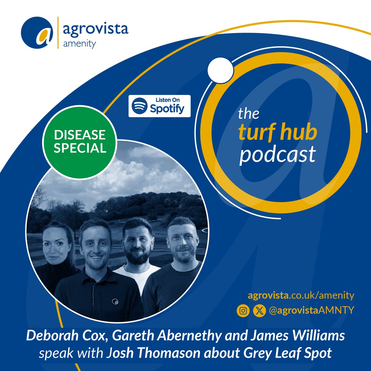 Grey Leaf Spot (GLS) is on the rise, and it’s hitting stadium turf hard.

In this must-listen Disease Series episode, host Josh Thomason dives deep with molecular biologist Deborah Cox, plus top groundsmen Gareth Abernethy (Fulham FC) and James Williams (London Stadium).

🌱 Get