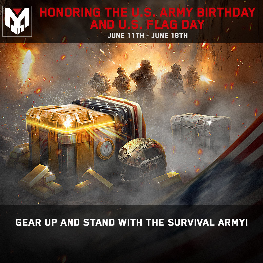 Attention, Airmen!

We're saluting the U.S. Army's Birthday and U.S. Flag Day, running from June 11th through June 18th.

Get in there and make every shot count!