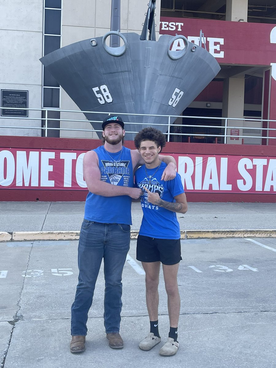 BLBobcatsFB's tweet image. ‘26 ATH. Isaiah Allen @ohthat_z and ‘27 OL/DL Gavyn Combs @GavynXLCombs33 are going camping @IndianaFootball