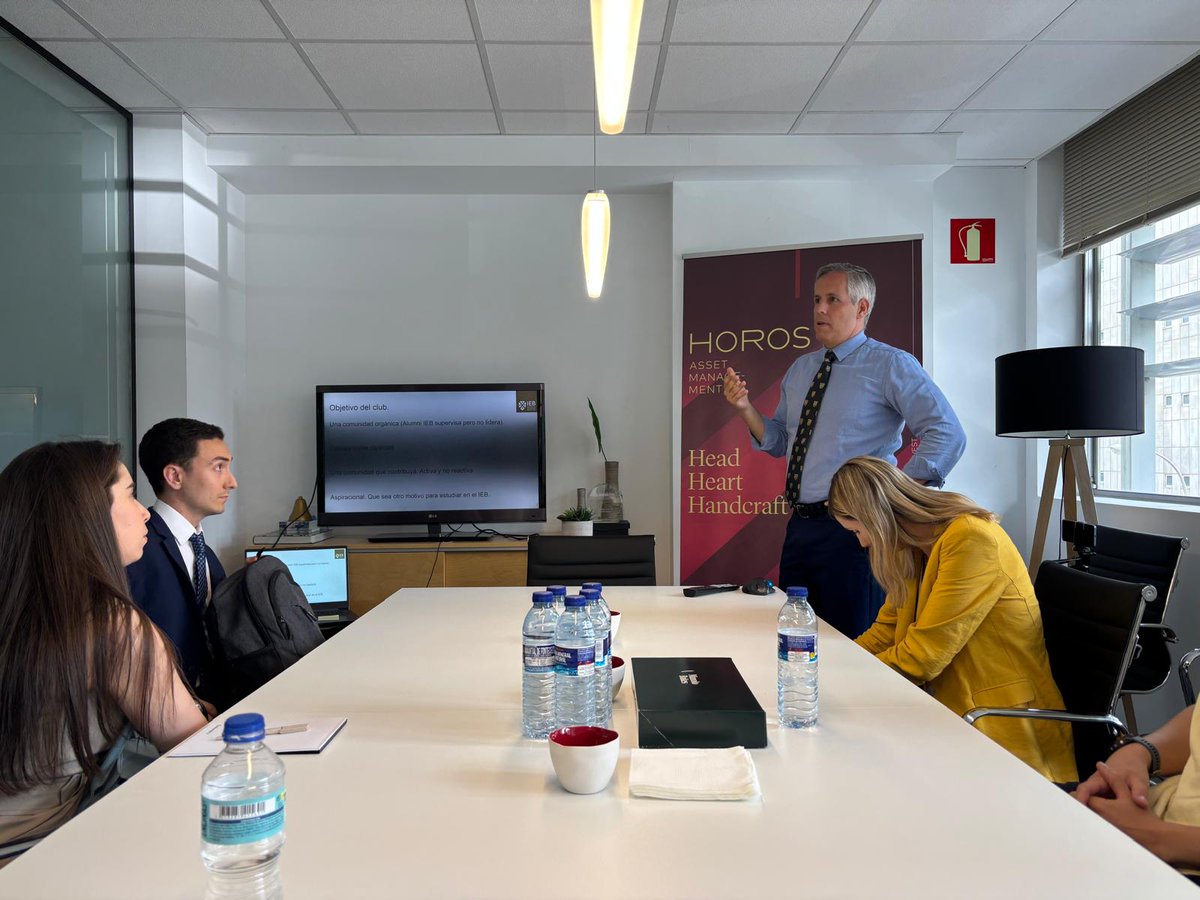 Abrimos las puertas de Horos al talento joven del <a href="/IEB_Spain/">IEB</a>. 

Ayer celebramos una sesión especial del Club de Ideas de Inversión, con debate sobre tesis reales de inversión y modelos de negocio.

<a href="/JRuizRuiz/">Javier Ruiz, CFA</a> y <a href="/R_Quesada/">Miguel Rodríguez</a> fueron esta vez los anfitriones. Gracias por contar con