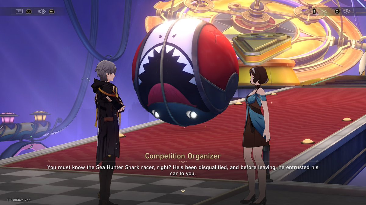 Kazushin_san's tweet photo. Rare #bootcae crumb in Trace ‘n’ Drift event!
Boothill being the first opponent to Caelus for the racing event and giving Caelus his spheroid before leaving to wish him best for his championship 🥰 https://t.co/JWRz1uSdik