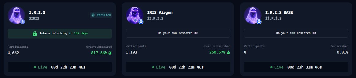 Seroy 🔺 (@seroynft) on Twitter photo Can someone explain wtf this is?
I managed to enter the correct one with everything I had, simply all in but I don't understand how 3 simultaneous launches were made when <a href="/virtuals_io/">Virtuals Protocol</a> itself has a counter specifying the launch time, can anyone explain this? Can someone explain wtf this is?
I managed to enter the correct one with everything I had, simply all in but I don't understand how 3 simultaneous launches were made when <a href="/virtuals_io/">Virtuals Protocol</a> itself has a counter specifying the launch time, can anyone explain this?