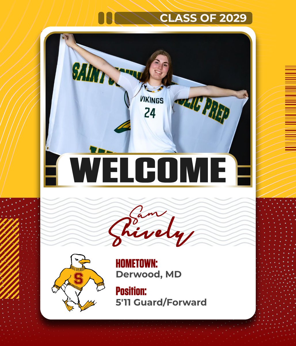 SU Women's Basketball (@salisburywbb) on Twitter photo ๐จClass of 2029๐จ
Up next for our Class of 2029, is incoming freshman forward, Sam Shively! We are so excited Sam chose SU. Letโs give her a warm welcome to the Sea Gull Fam! ๐โค๏ธ๐ ๐จClass of 2029๐จ
Up next for our Class of 2029, is incoming freshman forward, Sam Shively! We are so excited Sam chose SU. Letโs give her a warm welcome to the Sea Gull Fam! ๐โค๏ธ๐