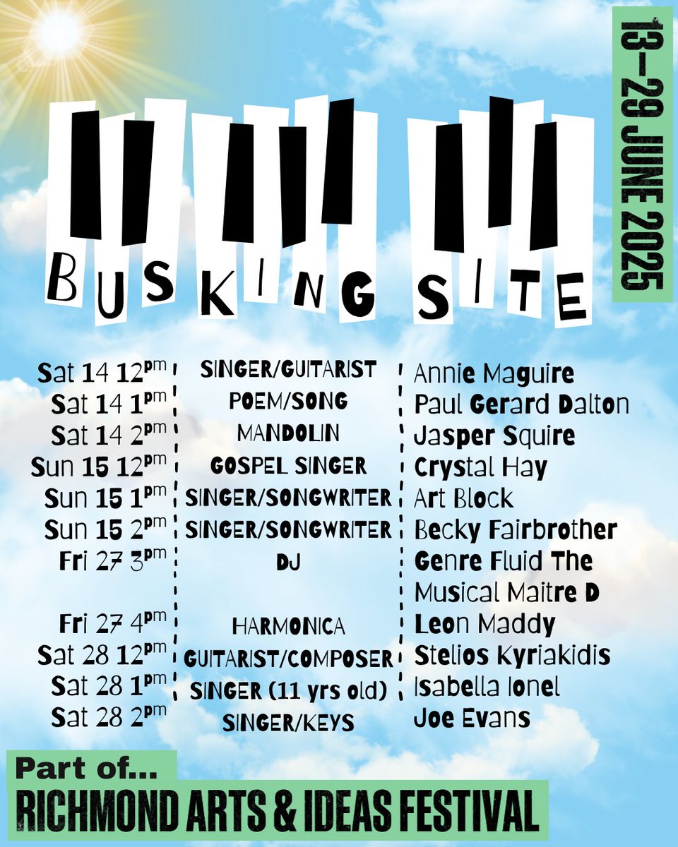 Discover fresh talent just beyond the OSO over the next couple of weeks! Our Busking Site hosts a rotating lineup of musicians, performers, and speakers, all bringing the Cultural Reforesting festival theme to life. Stop by, listen in, and be inspired!