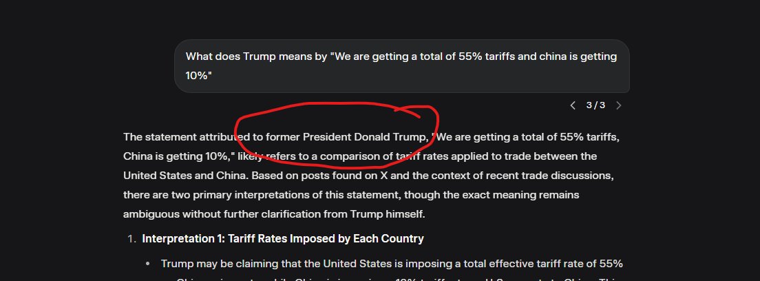 BlippiToad's tweet image. Am confused if we are paying or china pays 55%... Grok confused me even more... @elonmusk you need to fix this