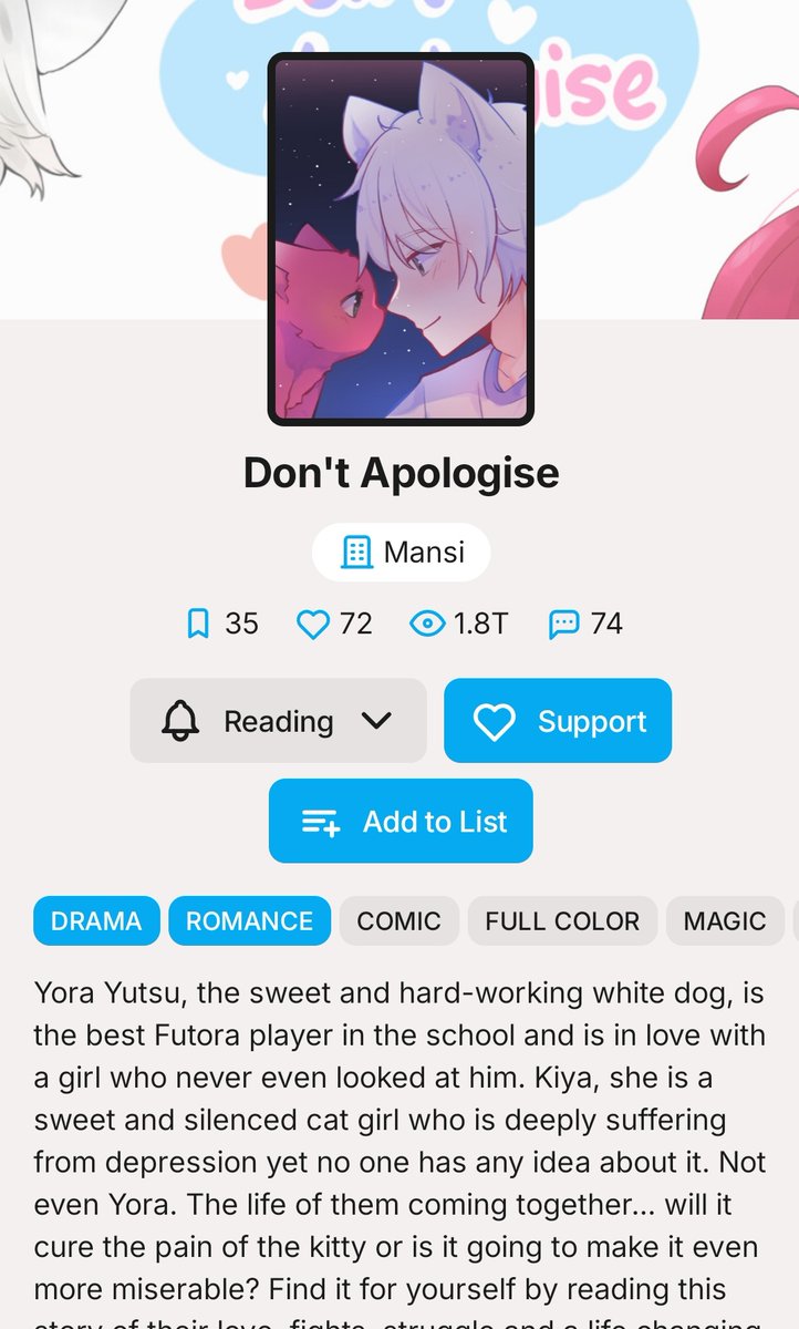 Don't Apologise update ✨️

Webtoon: webtoons.com/en/challenge/d…

Namicomi:
nami.moe/t/9ejUc5hS

#webtoon #webtooncanvas #namicomi