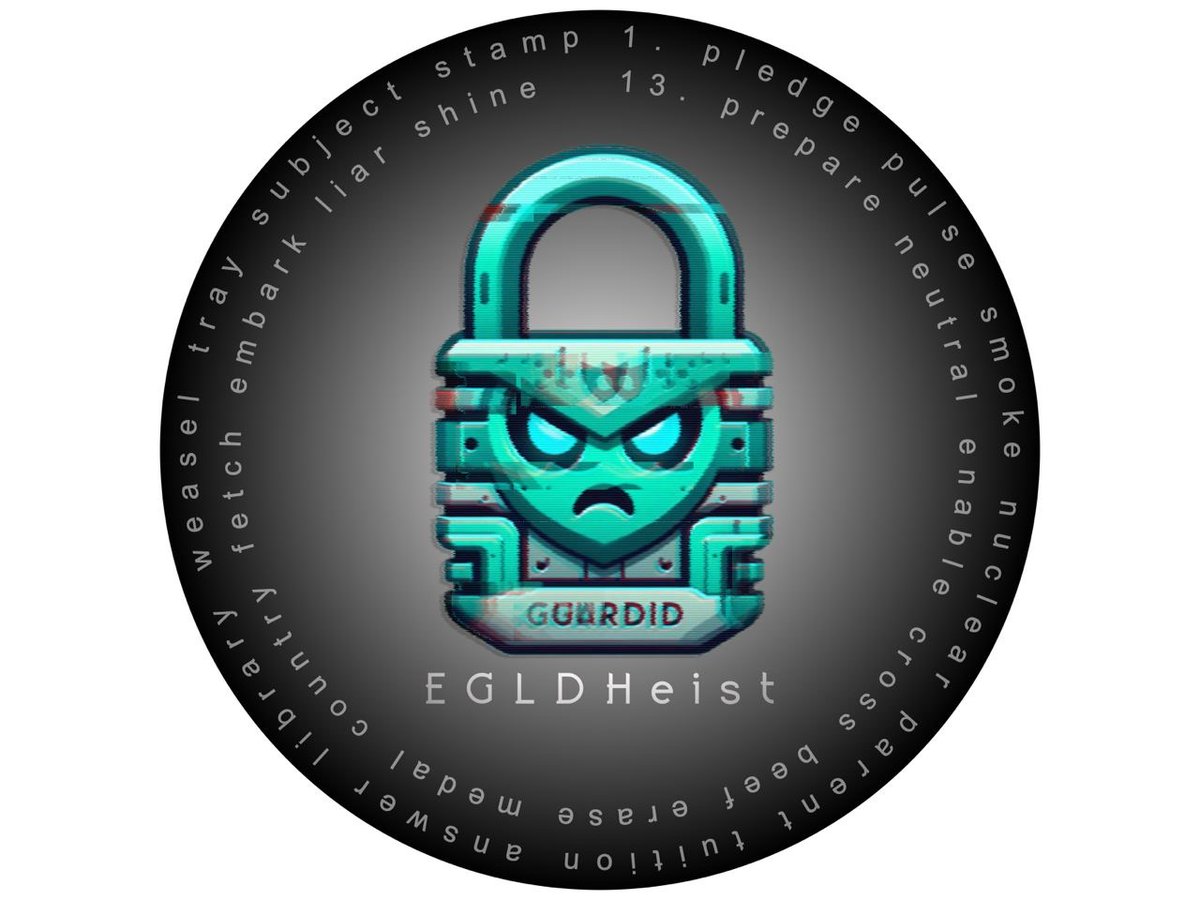 wdrewcurry's tweet photo. Dear @SECGov:: To do your pragmatic, fiduciary due diligence, you must focus your attention on what the @EGLDHeist of the #multiversX blockchain has achieved for over one year thus far.
EGLDHeist: Imagine a community of trusting crypto enthusiasts committing their own crypto assets to a dox'd group with the stated goal of publicly leaking the wallet's seed phrase and pushing security to the limit.
Now imagine they use ONLY the most basic HOT wallet, and the assets are just sitting there, awaiting any hacker of any level.
Now, try to imagine this scenario in any blockchain. How long do you think these assets would stay safe? Here is our truth: with the same security available to every multiversX user, a hacker, even with the wallet's seed phrase, has a 1 in a 1000000000000 chance of success.
If you implement any publicly oriented crypto infrastructure without first checking out @EGLDHeist and #multiversX, you will be derelict in your duties to the people you represent when your assets are hacked.
You are now politely informed; act accordingly.