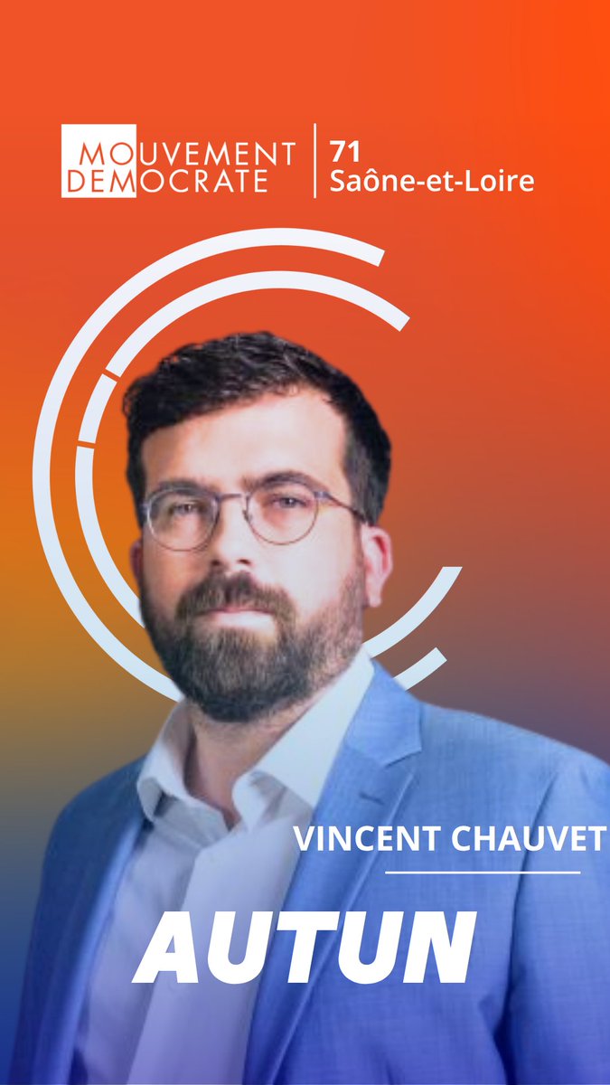 📍 Autun
🔸 Vincent Chauvet, maire d’Autun, 
1er vice-président de la communauté de communes &amp; membre du Comité européen des régions, mènera #Autun2026.

<a href="/vincentchauvet/">Vincent Chauvet</a> #Municipales2026