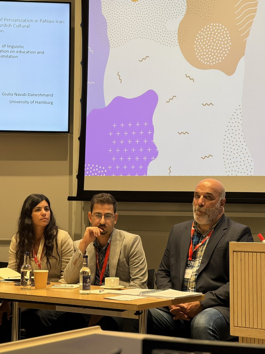 Mostafa Khalili, Maruf Cabi, Giulia Navab Daneshmand and Hemn Seyedi are presenting on Iranian Kurdistan/Rojhelat in a historical context. #LSEKurdishConference