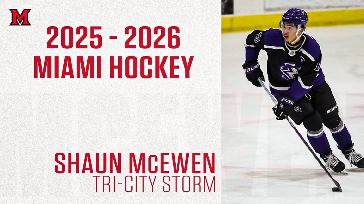 Welcome to the RedHawk family, Shaun! 

🔗 RELEASE: miamiredhawks.com/news/2025/6/11…

#RiseUpRedHawks