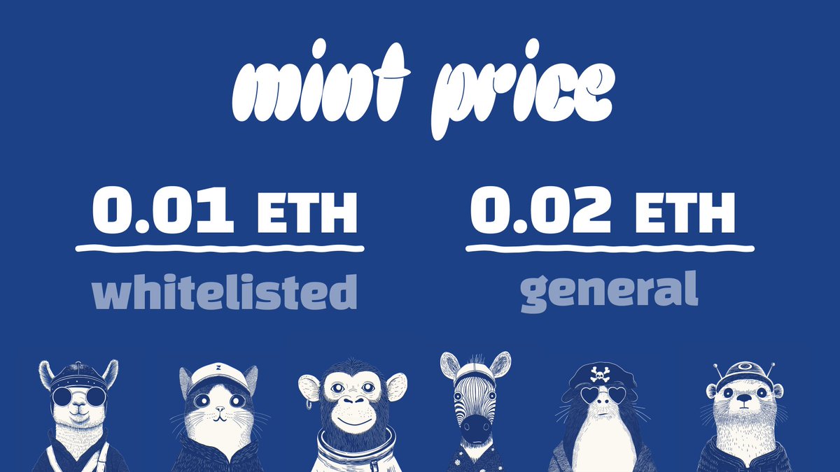 📣 <a href="/zoolininfts/">Zoolini</a> Mint fiyatı belli oldu!⚡️

WL Mint : 0.01 ETH
PUBLİC Mint: 0.02 ETH

Launch  Base ağında olacak.

<a href="/zerion/">Zerion</a> OG NFT Projesi İlerde Bu NFT lere airdrop atarlar diye düşünüyorum