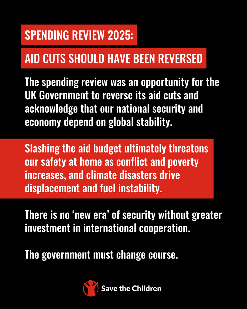 Continuing to draw costs of hosting refugees and asylum seekers from the aid budget denies support to millions of children across the world. 

The Chancellor committed to bringing these costs down. 

While it’s vital the UK continues to support those seeking safety here, the