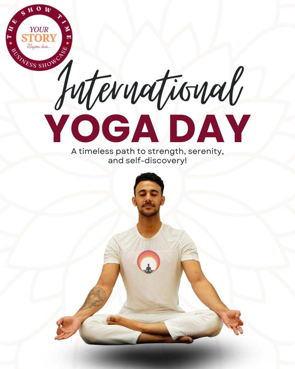 theshowtime369's tweet photo. International Yoga Day
This International Yoga Day, The Show Time encourages everyone to balance not only work and life, but also mind and body.
Just like a strong business, a strong body needs the right alignment and peace.
#InternationalYogaDay #TheShowTime #YogaAndBusiness https://t.co/MbluV2O8Qd