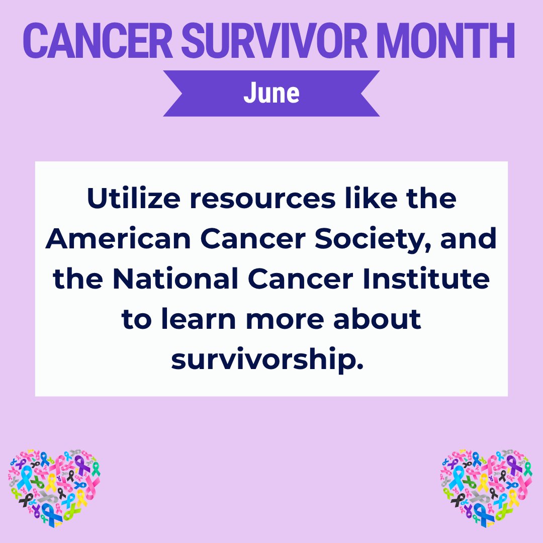 June is Cancer Survivorship Month. In NJ, a variety of organizations are working  together to identify and address the needs of cancer survivors. Part of our work includes raising awareness around cancer survivorship.
<a href="/accorg/">American Childhood Cancer Organization</a>
<a href="/VNAHealthGroup/">VNA Health Group</a>
<a href="/Cr4Hope/">Crossroads4Hope</a>
<a href="/CancerHopeNet/">Cancer Hope Network</a>