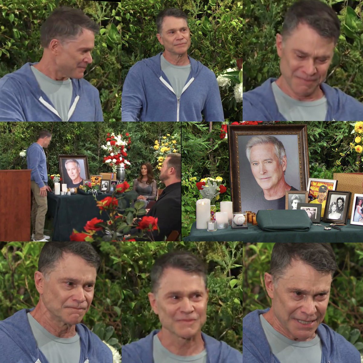 evangelia69's tweet image. “When I had to do the memorial scenes, there were all these images of Drake running through my mind, the things we’d done together. Even though it had been 3 years since I’d seen him, it didn’t take away from the 25 years that we worked together.” #PeterReckell #JohnandBo #Days