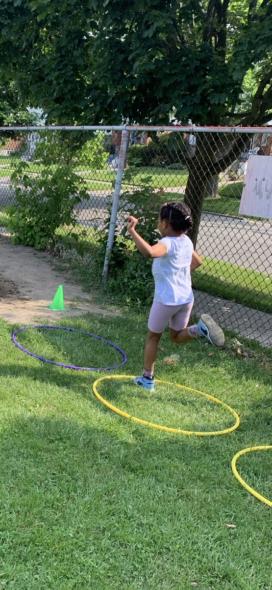 Our primary fun track and field day has begun!