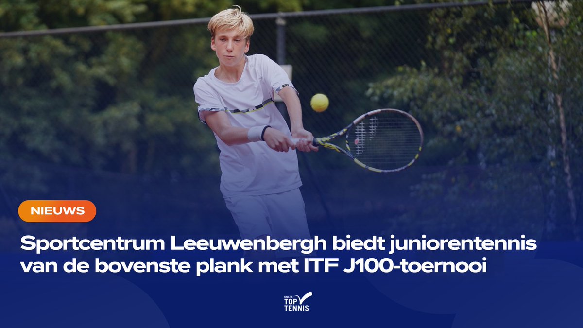 Op de zes overgebleven gravelbanen van sportcentrum Leeuwenbergh, op de rand van Den Haag, begint maandag de Holiday Inn ITF J100 Leeuwenbergh 2025. Een uitgelezen kans om juniorentennis van de bovenste plank te zien, IRL. #tennis #knltb
tennis.nl/toptennis-nieu…