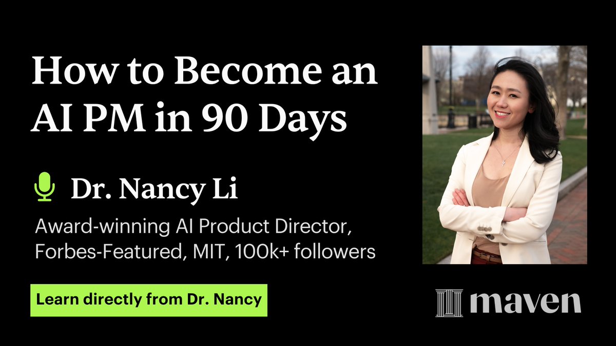 Dr. Nancy Li - Director of Product tweet media